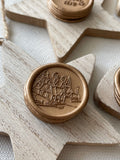 Frozen town - Self adhesive wax seals