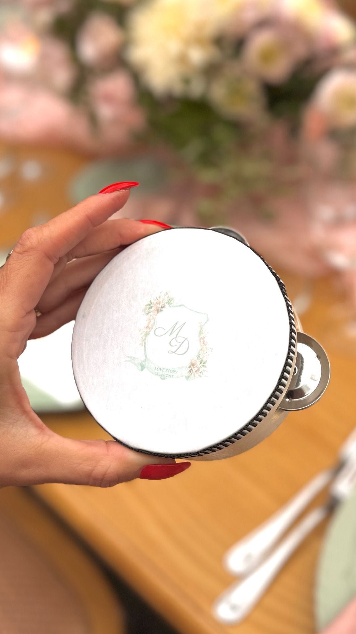 Custom printed tambourines