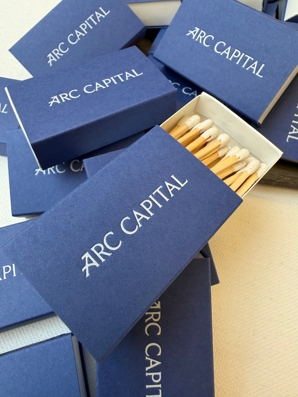 Custom hot foil printed Matchboxes
