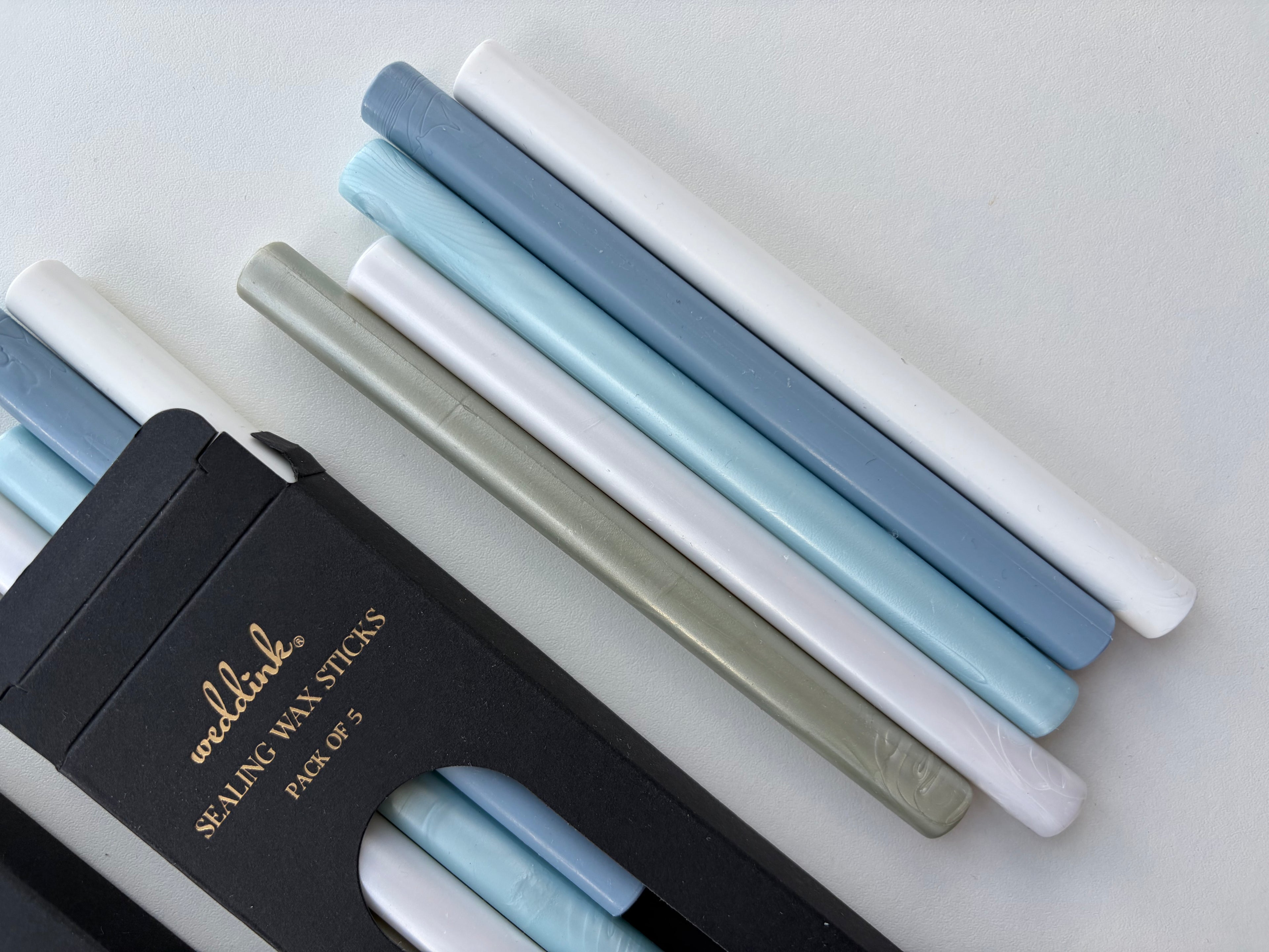 Wedding by the sea sealing wax sticks / blue and white collection / wax sticks