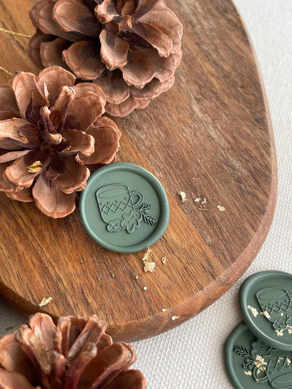 Warm treats - Christmas wax seal stamp