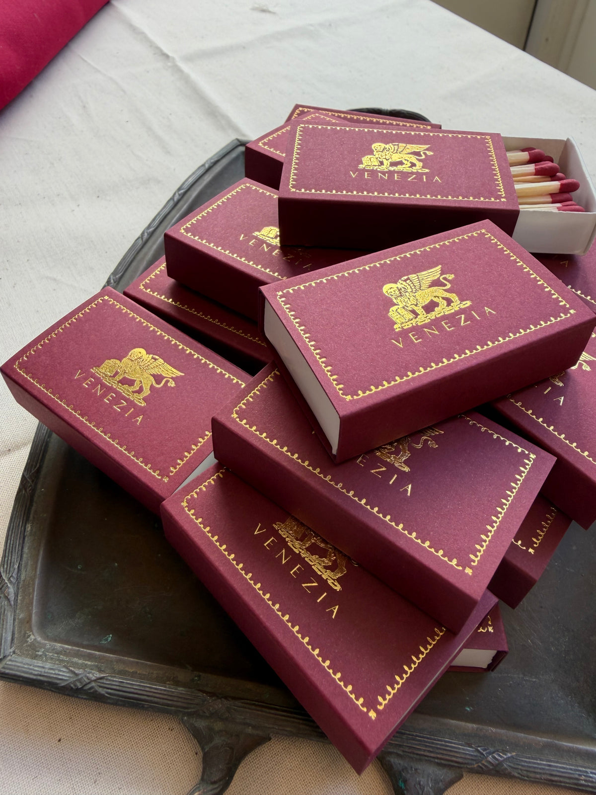Custom hot foil printed Matchboxes
