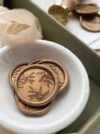 Branches d'olivier - sceau de cire