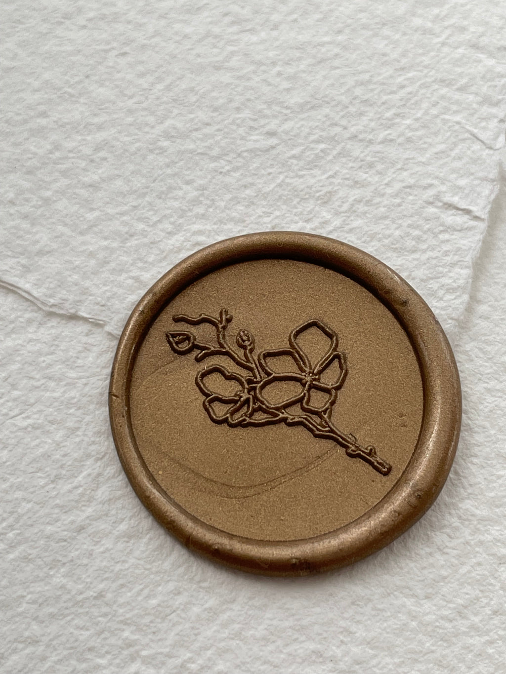 Magnolia - Sceaux de cire autocollants - 35 pièces