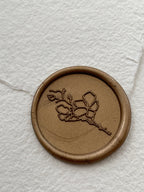 Magnolia - Sceaux de cire autocollants - 35 pièces