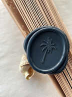 Palmier - Sceaux de cire autocollants - 35 pièces