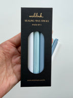 Wedding by the sea sealing wax sticks / blue and white collection / wax sticks