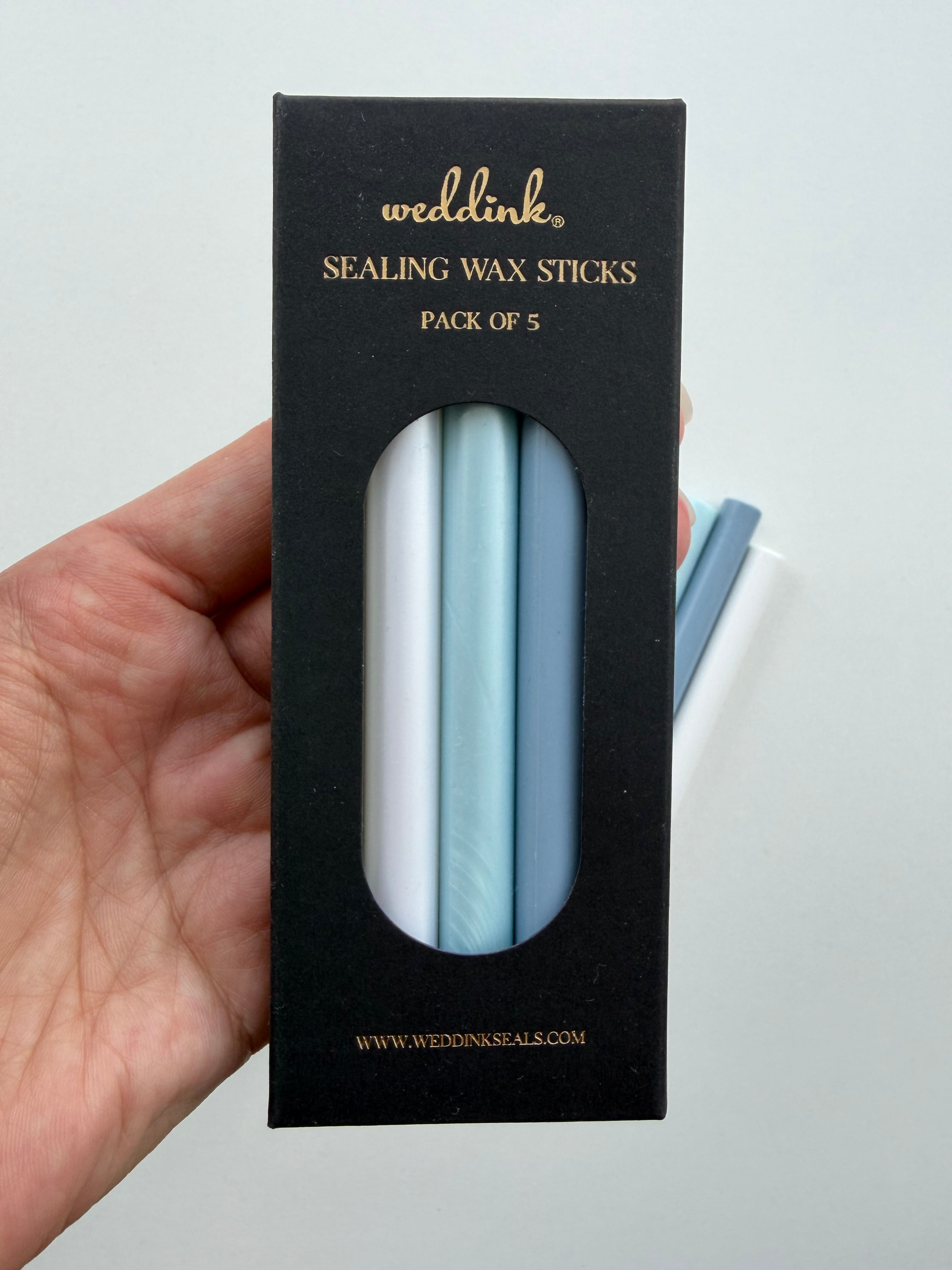 Wedding by the sea sealing wax sticks / blue and white collection / wax sticks