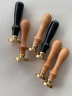 Fait main avec AMOUR - cachet de cire, 3 cm