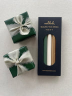 Christmas sealing wax sticks/ Festive colors wax sticks/ pack of 5/ Christmas wax sticks