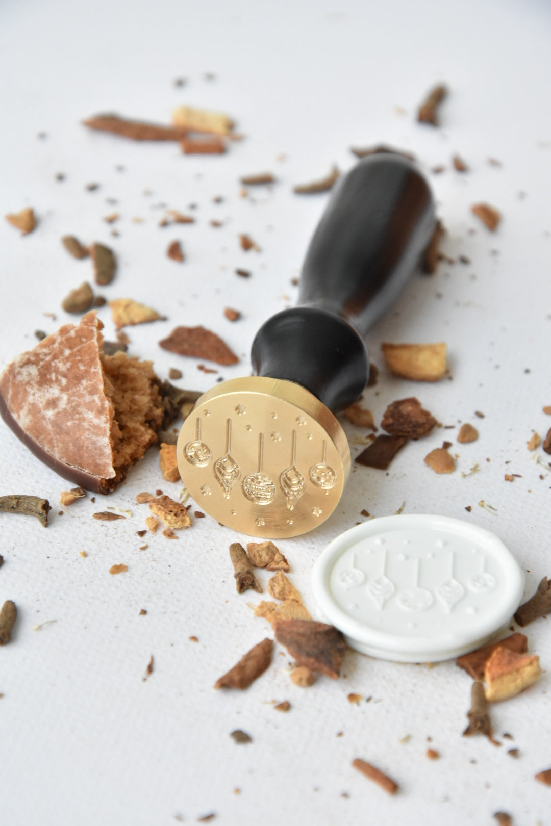 Christmas baubles - Christmas wax seal stamp