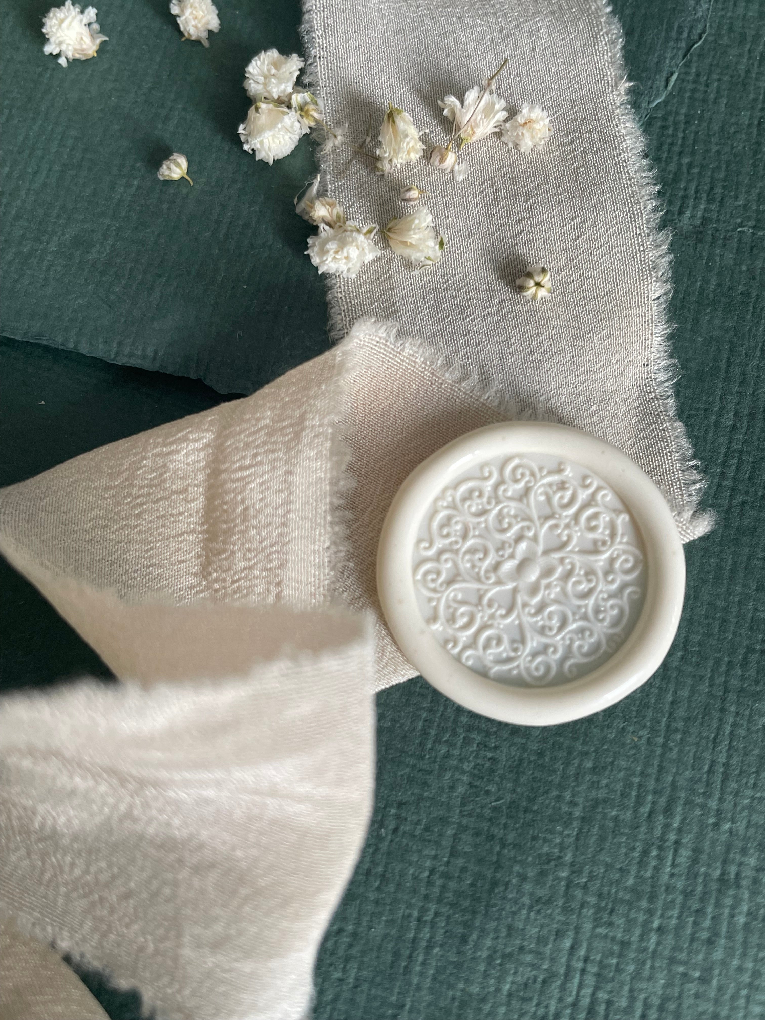 Rosette MINI 2 cm, sceaux de cire autocollants - 35 pièces