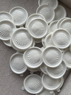 Sea shell - Self adhesive wax seals - 35 pcs