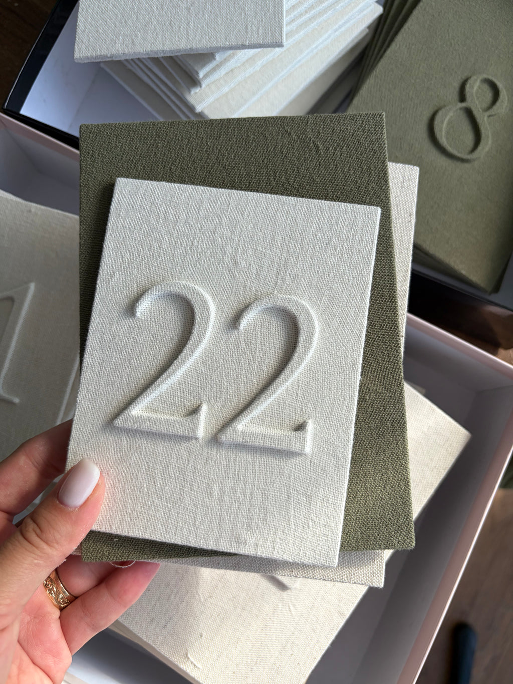 Linen Table Numbers Wedding, Fabric Table Numbers with Stand, Custom Wedding Table Numbers