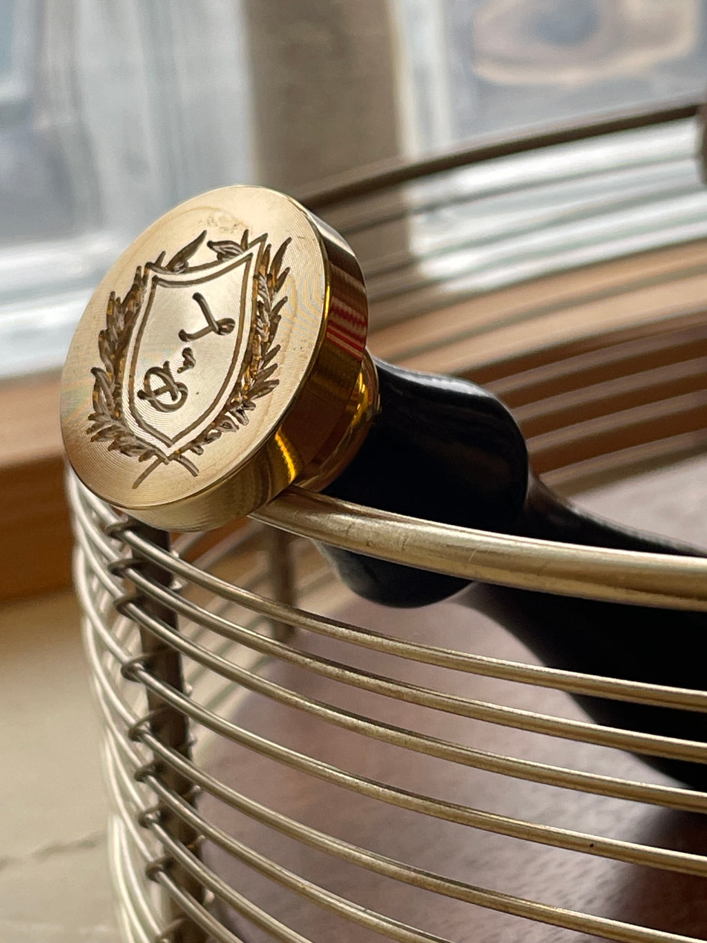 Custom Initial Wax Stamp - Wedding Monogram / wax stamp