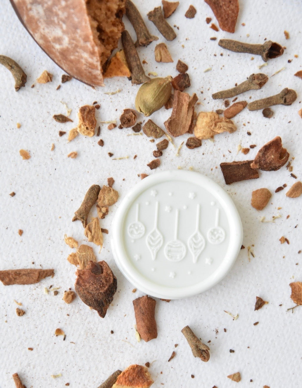 Boules de Noël - Tampon de cire de Noël