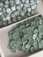 Oval custom self Adhesive wax seal