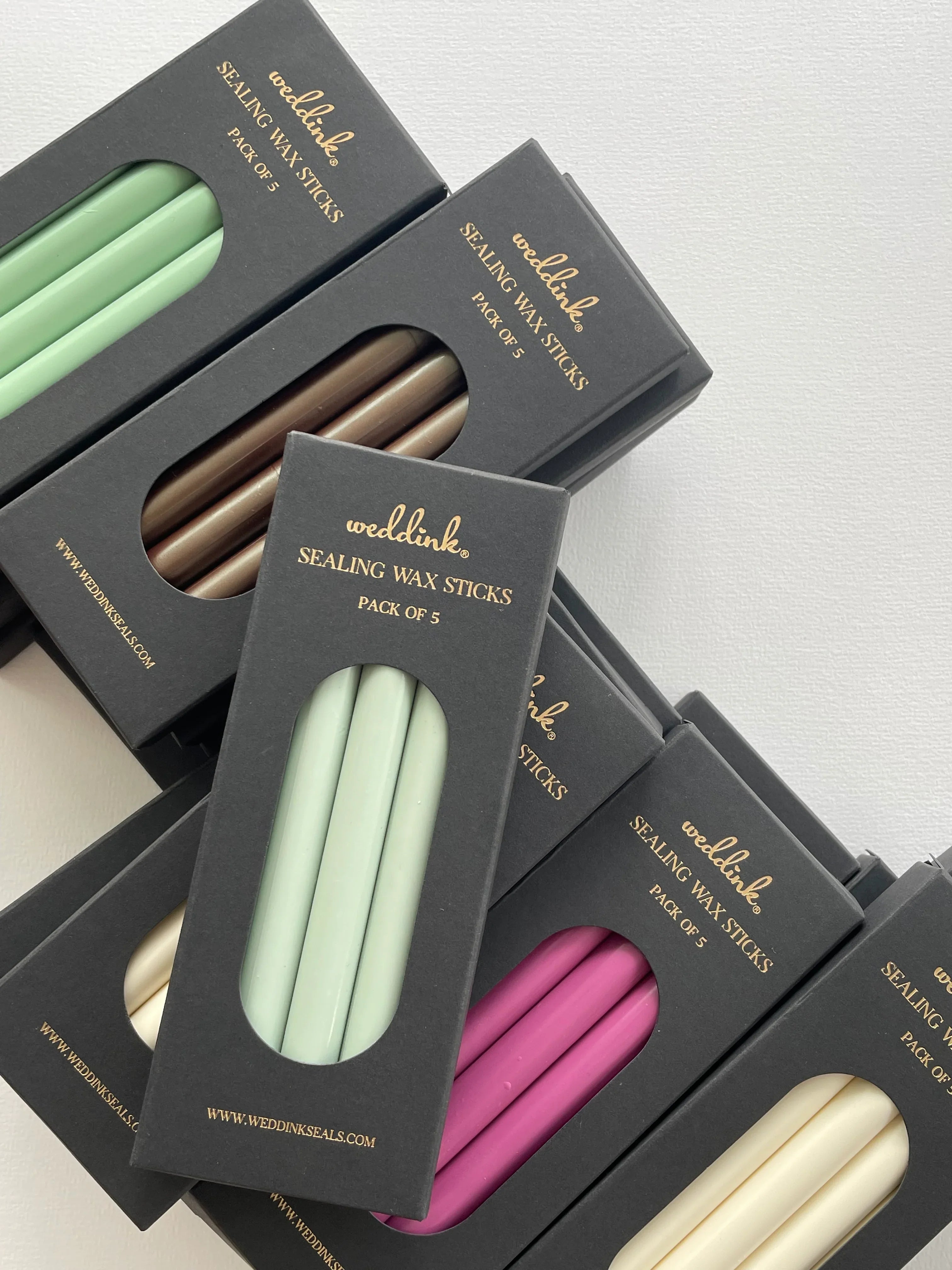 Palmier - Sceaux de cire autocollants - 35 pièces