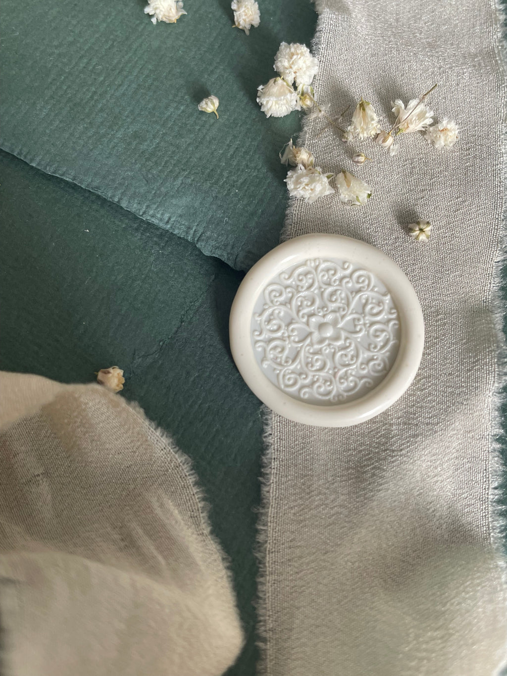 Rosette MINI 2 cm, sceaux de cire autocollants - 35 pièces