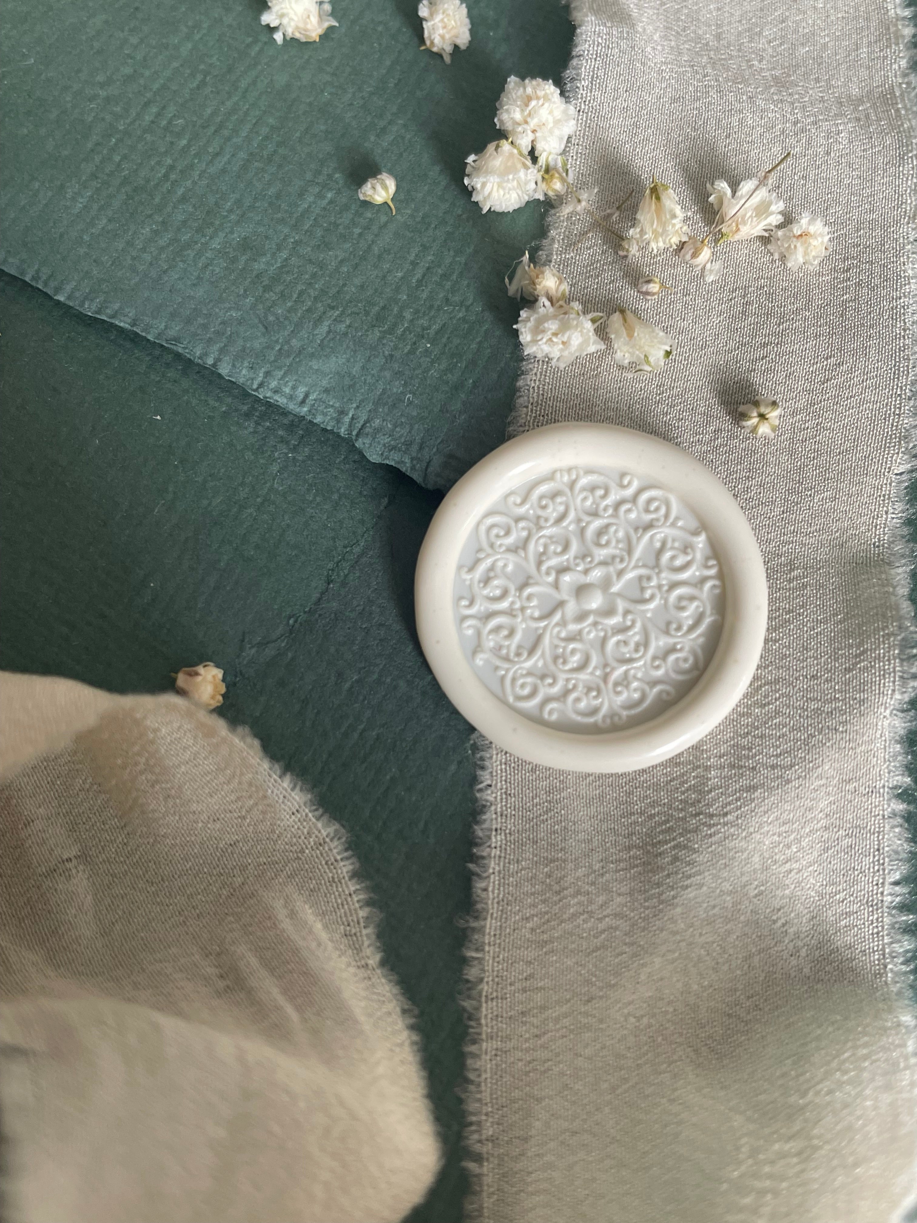 Rosette MINI 2 cm, sceaux de cire autocollants - 35 pièces