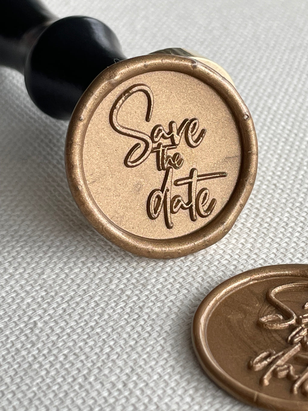 Réservez la date - cachet de cire