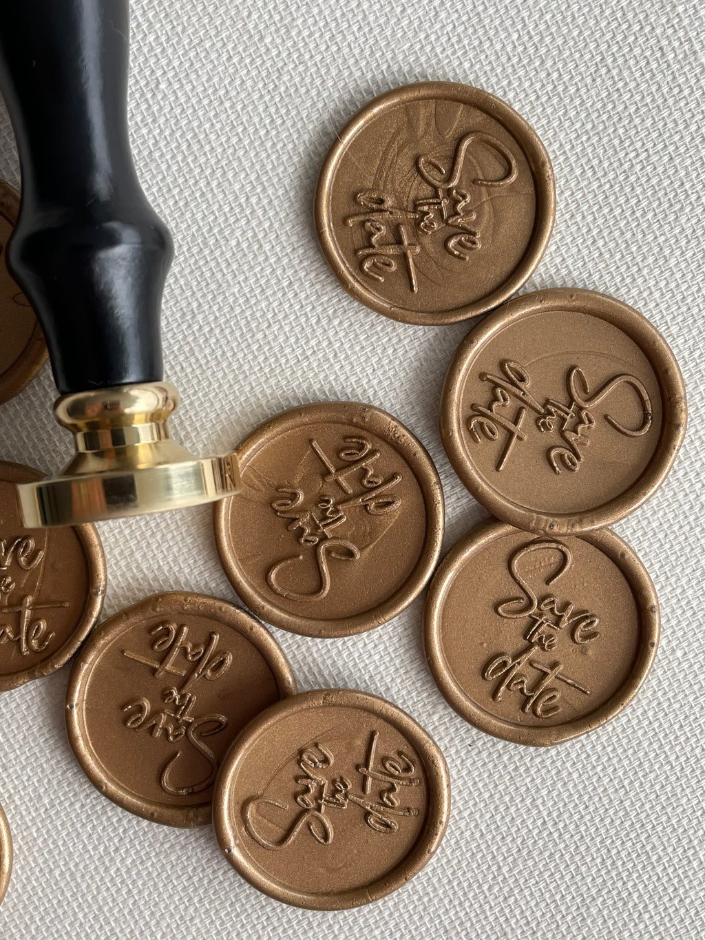 Réservez la date - cachet de cire