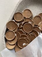 Pine forest self adhesive wax seals