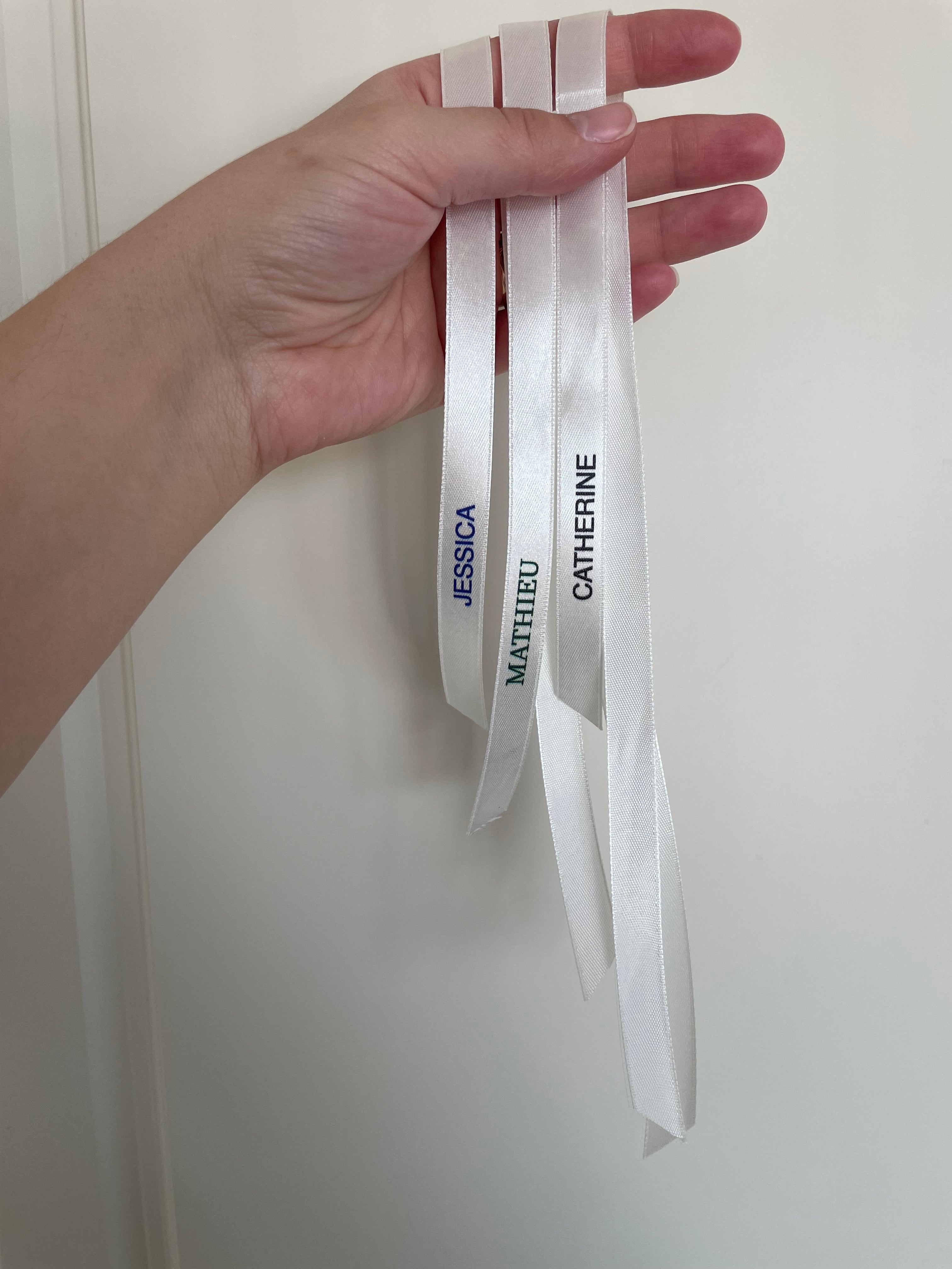 Custom printed ribbon