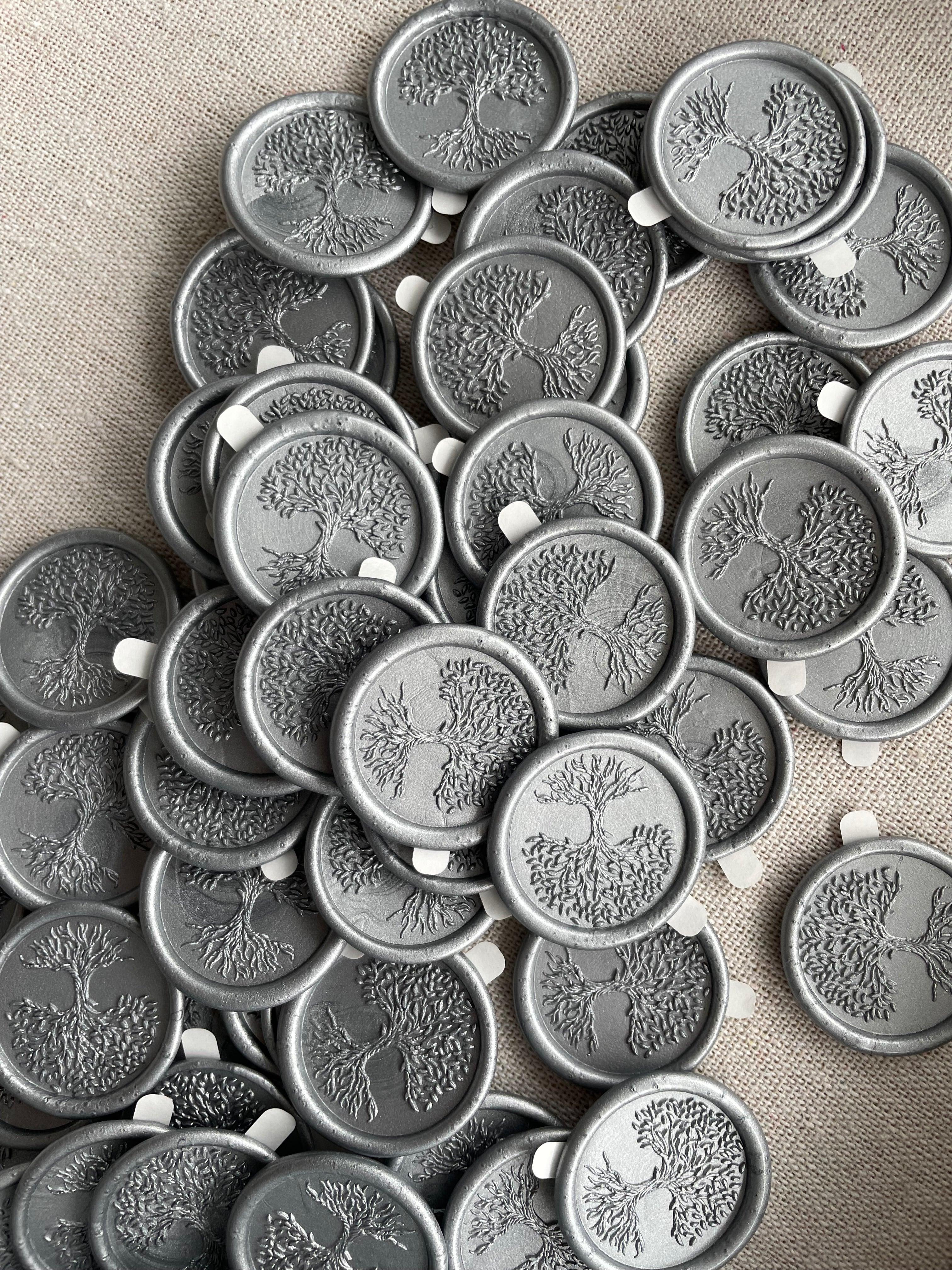 Arbre de vie - Sceaux de cire autocollants - 35 pièces