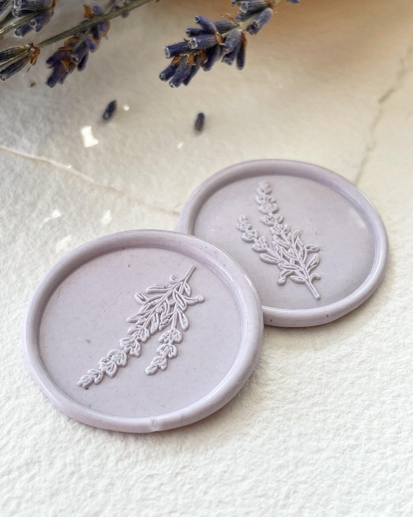 Lavande - self adhesive wax seals - 35 pcs