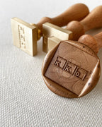 Custom Square Wax Seals for Wedding Invites