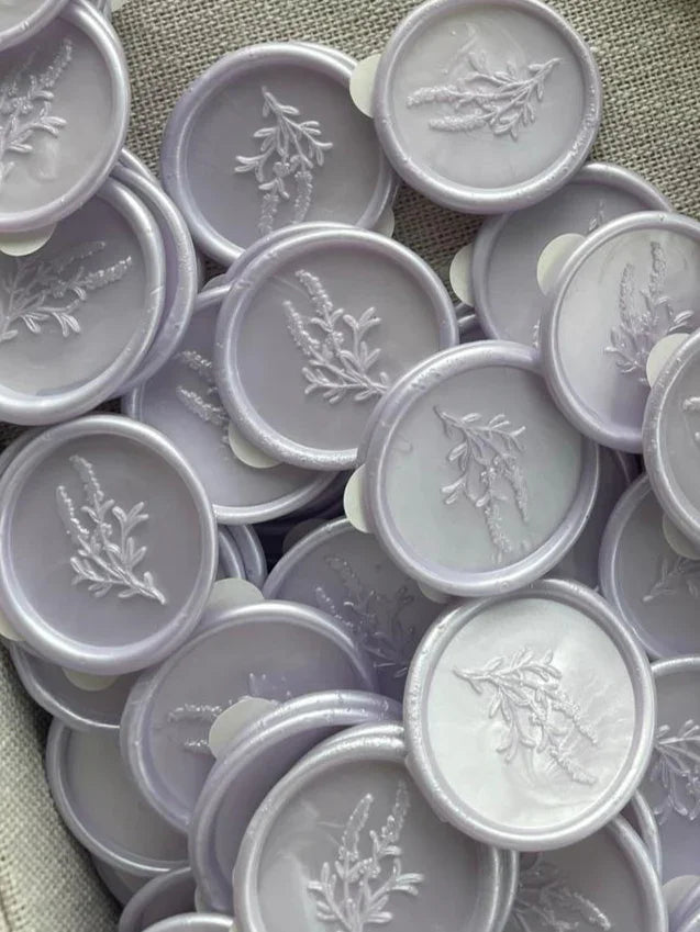 Lavande - Self adhesive wax seals - 35 pcs