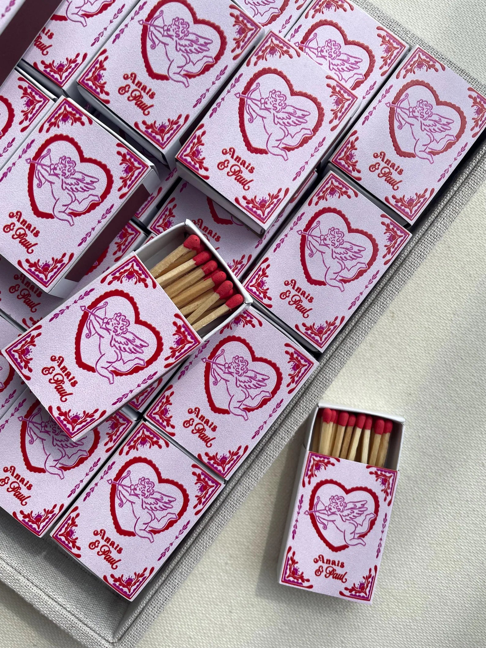 Custom Printed Matchboxes, Personalized Wedding Favors