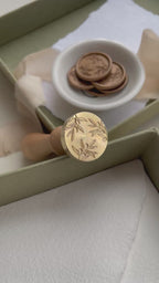 Branches d'olivier - sceau de cire